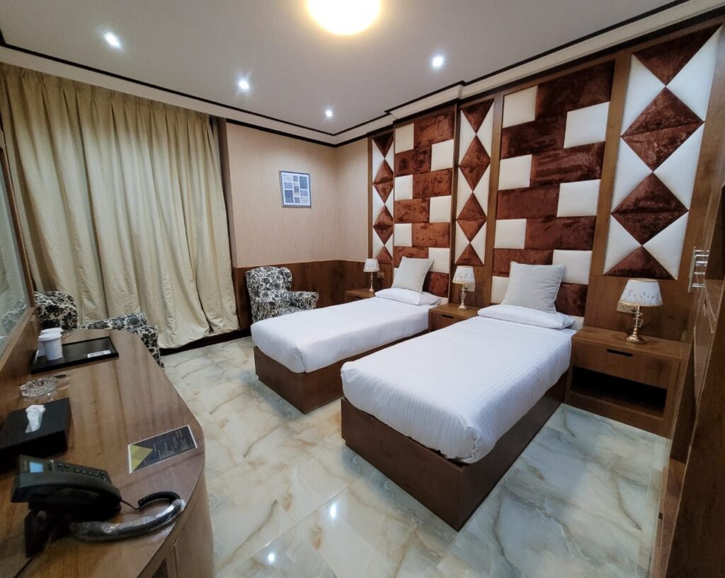 Twin room with two single beds