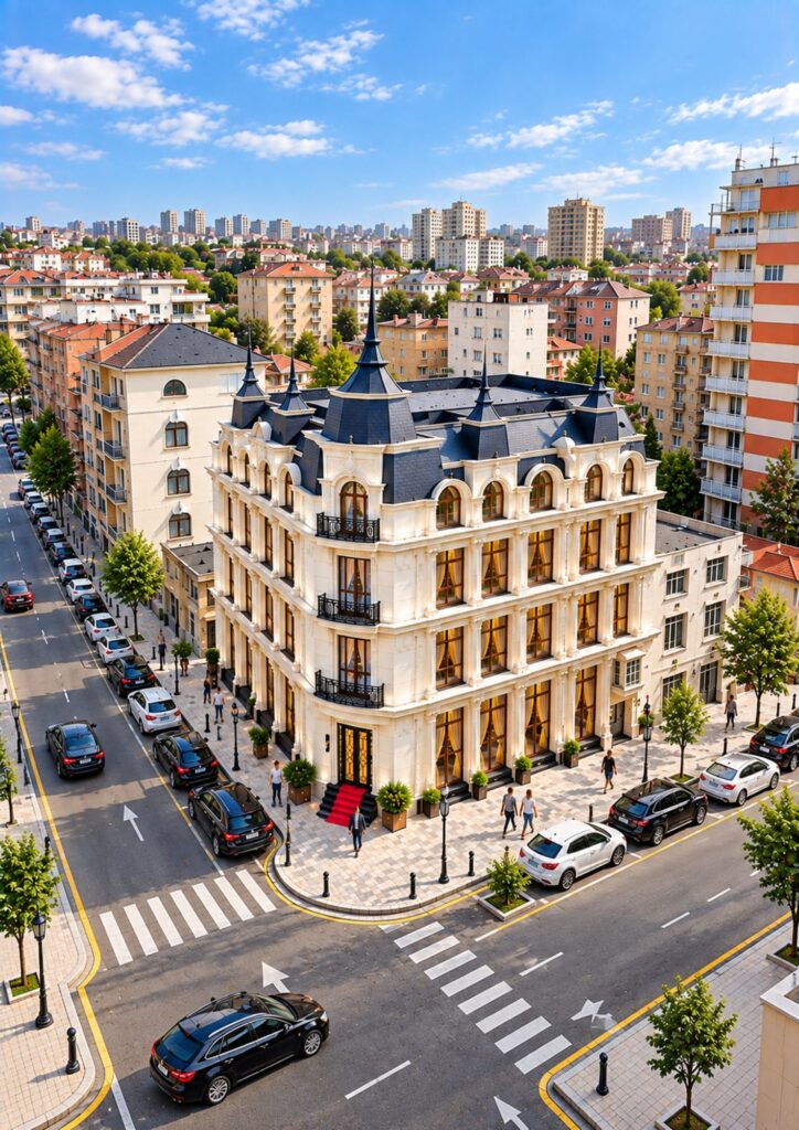 Istanbul Gold Hotel Baku from above