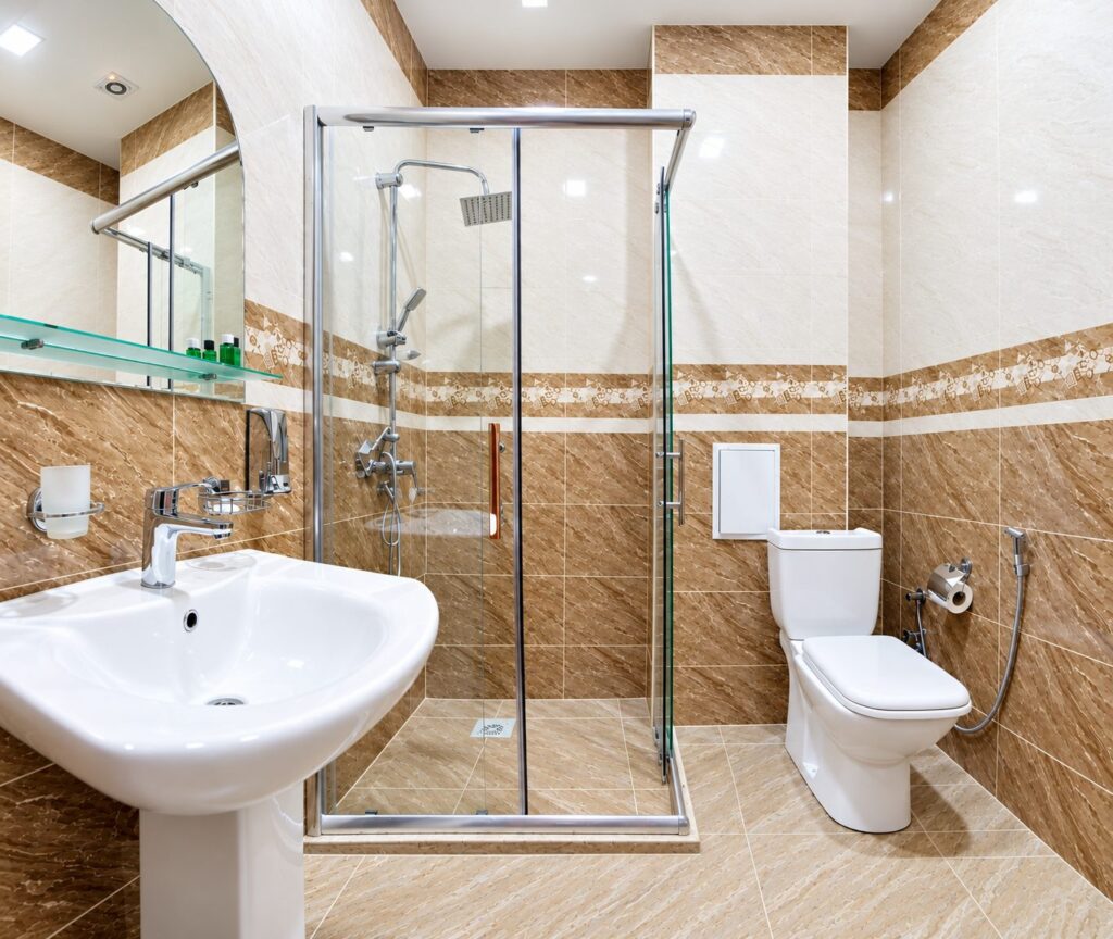 Bathroom with shower