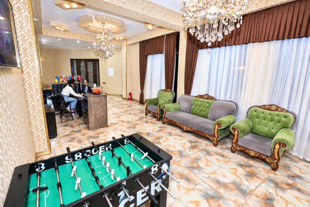 Lobby lounge at Istanbul Gold Hotel Baku
