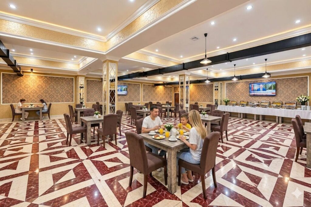 Restaurant at Istanbul Gold Hotel Baku