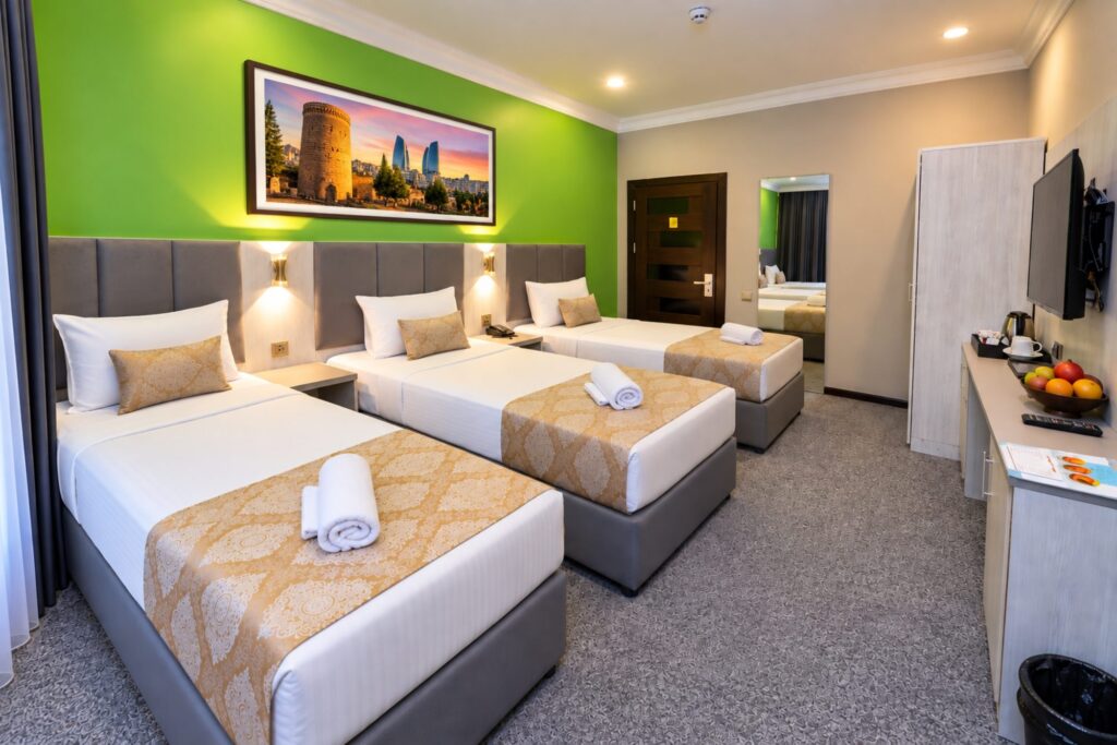 Triple room, three beds