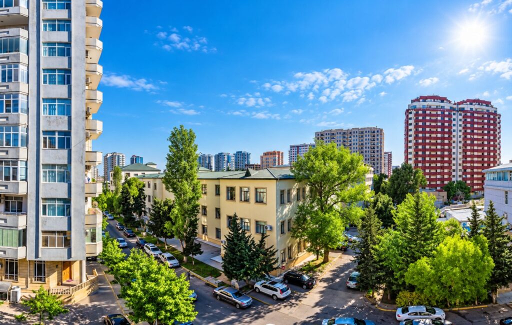 View from Istanbul Gold Hotel Baku
