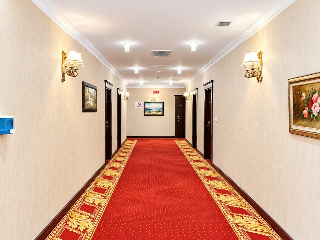 Guest floor corridor at Modern Hotel Baku