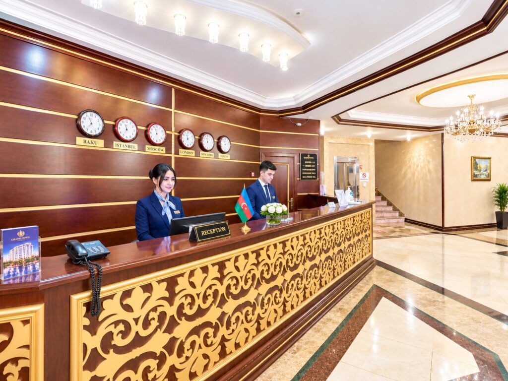 Reception at Modern Hotel Baku