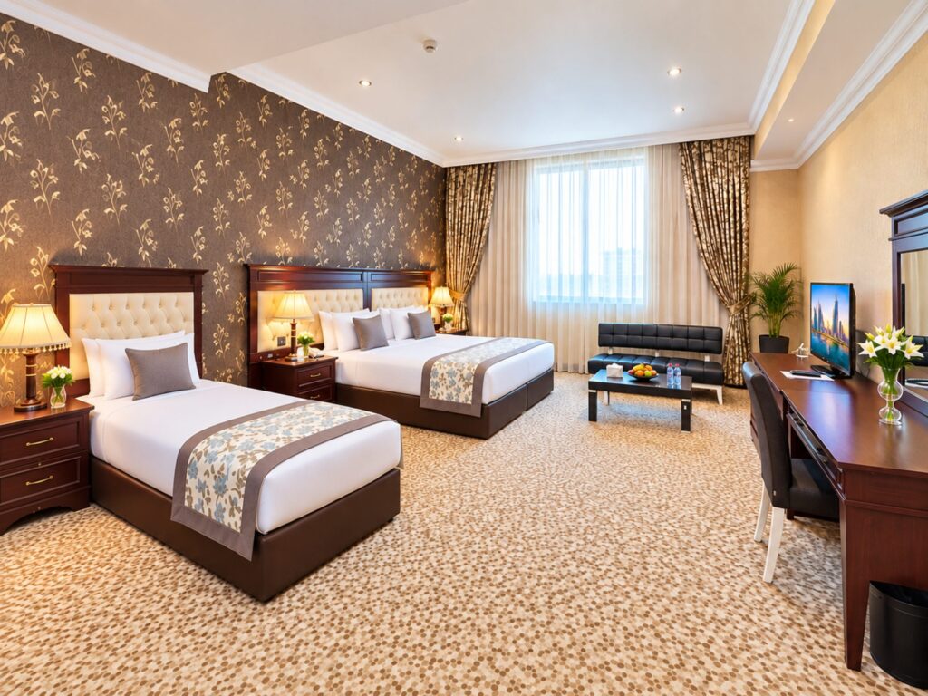 Triple room, king and single bed