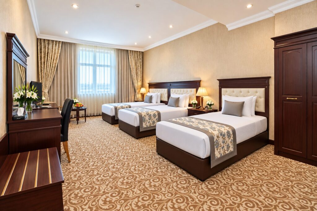 Triple room, window side
