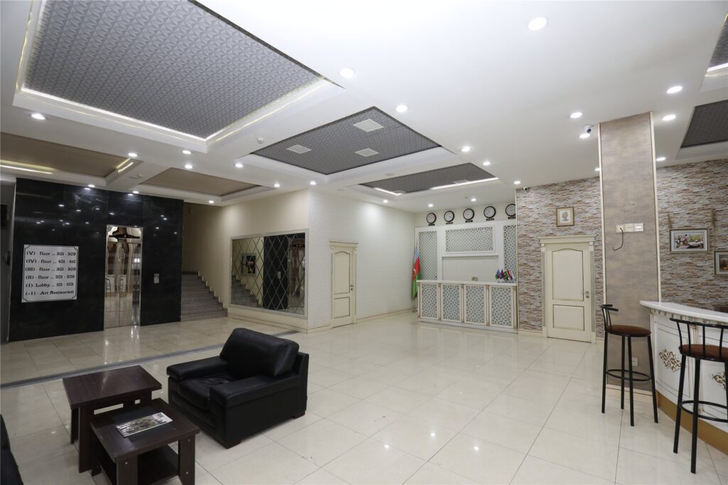 Lobby and reception of Comfort Hotel Baku