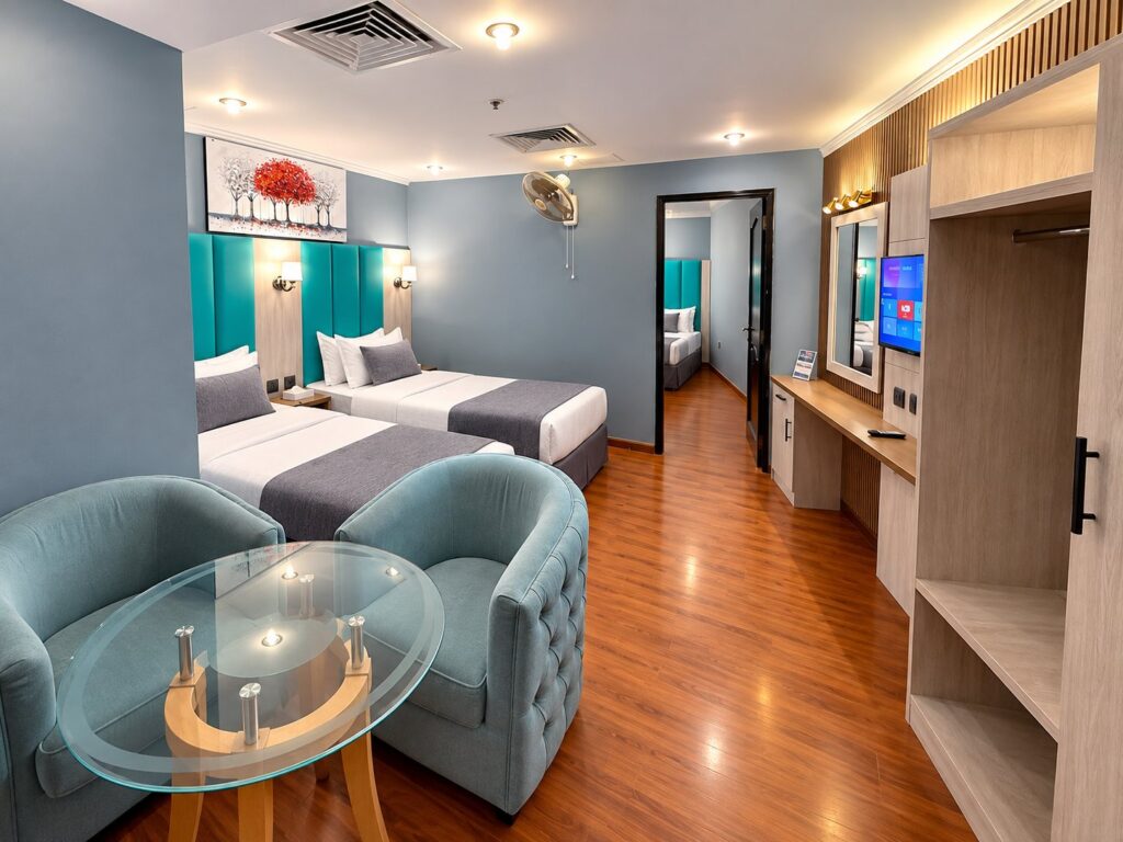 Suite sitting area