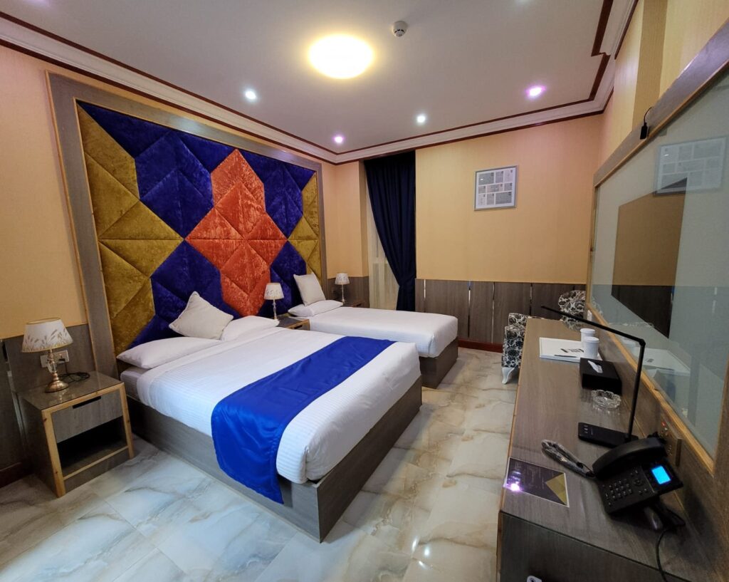 Triple room with a double and a single bed